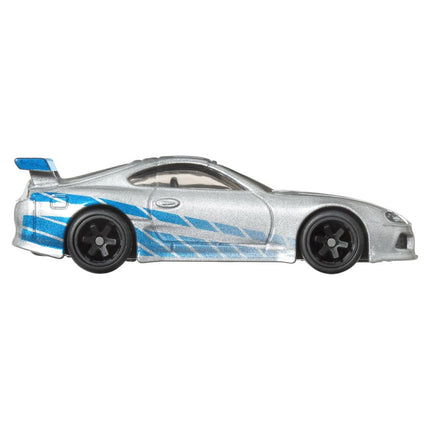 Hot Wheels Fast and Furious Supra Silver 1/5 HKD25, 1:64 Scale