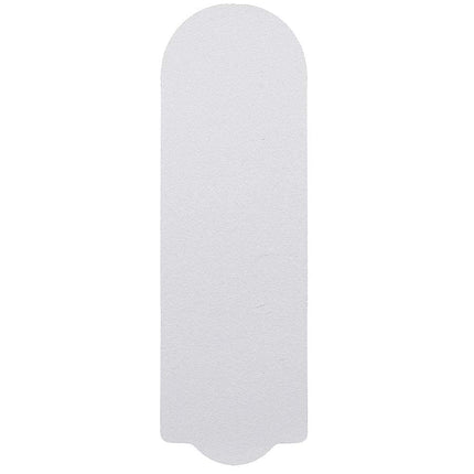 ForPro Stainless Steel Pedi File Refill, 180 Grit, White, EZ-Strip Peel Pedicure Refill Pads, 1.25” W x 4” L, 50-Count