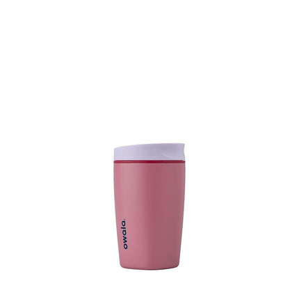 Owala SmoothSip Slider Stainless Steel Coffee Tumbler, 355ml, Crochet Queen