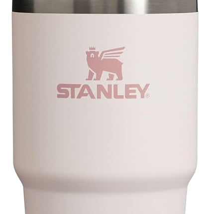 STANLEY Quencher H2.0 FlowState Stainless Steel Vacuum Insulated Tumbler with Lid and Straw for Water, Iced Tea or Coffee, Smoothie and More, Rose Quartz 2.0, 20oz