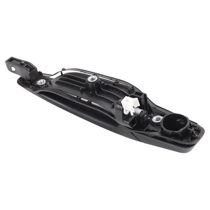TRQ Rear Left Exterior Door Handle Black Drivers Side Compatible with 2004-2012 Mitsubishi Galant