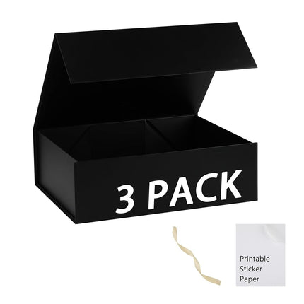 MUMUPACK Black Gift Box,19x16x6 Extra Large Gift B