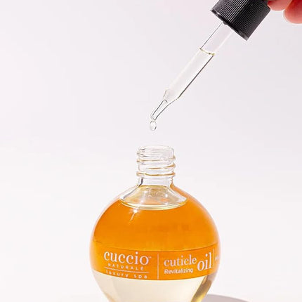 Cuccio Naturale Cuticle Revitalizing Oil - Hydrating Oil For Repaired Cuticles Overnight - Remedy For Damaged Skin And Thin Nails - Paraben And Cruelty-Free Formula - Milk And Honey - 75 ML