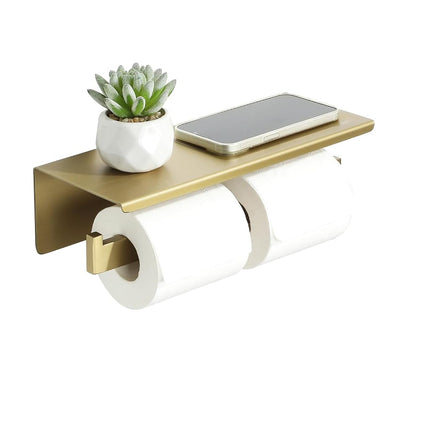 Alise GYT5002-G Double Toilet Paper Holder Bathroo