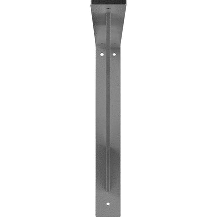 Ekena Millwork BKTM02X14X14TRHGY 2 inch W x 14 inch D x 14 inch H Traditional Steel Bracket, Hammered Gray