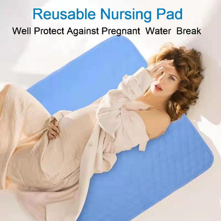 2PCS Reusable Underpads Large 86.4 x 91.4, Upgrade Cooling Waterproof Bed Pads with Heavy Absorbent, Washable for Incontinent, Potty Training, for Adult, Kids, Dogs
