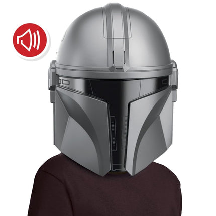 Star Wars The Mandalorian Electronic Mask with Phrases & Sound Effects, Costume for Children, Toys for Boys & Girls Ages 5+