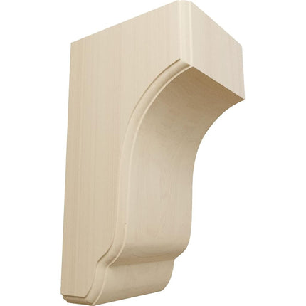 Ekena COR04X05X10CPRW 4 3/4-Inch Width x 5 1/2-Inch Depth x 10-Inch Height Capistrano Mission Corbel - Rubber Wood
