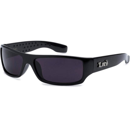 LOCS Sunglasses Hardcore Black Dark Lens 103 Desig