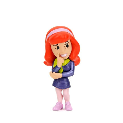 Jada Toys - MetalFigs 2.5" Scooby-Doo! 5-Pack – Shaggy, Scooby, Daphne, Velma, Fred – Die-Cast Figures – Collectible Display – Ages 8+