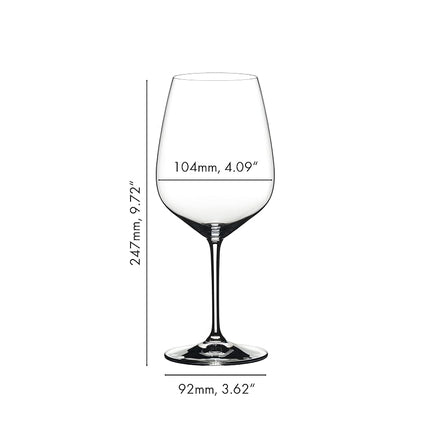 Riedel Extreme Cabernet Glass, Set of 2, Clear