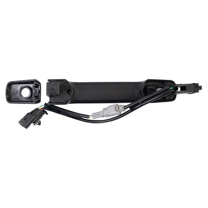 TRQ Front Left Exterior Door Handle Drivers Side Compatible with 2008-2013 Nissan Altima