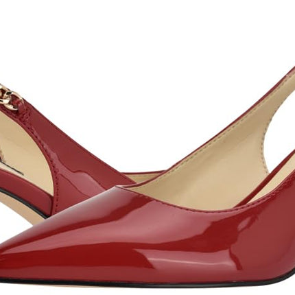 Nine West Women's Annae Pump, Red Patent 610, 9.5 UK