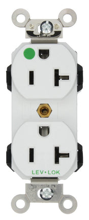 Leviton M8300-W Lev-Lok Modular Wiring Device 20-A