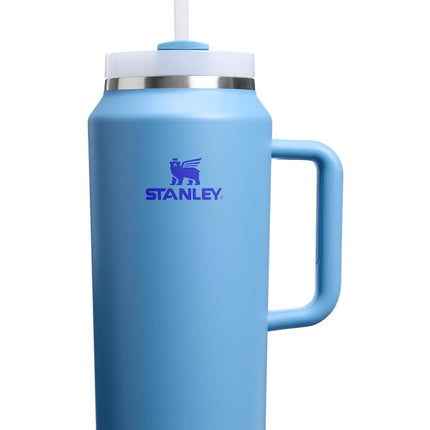 STANLEY Quencher H2.0 Tumbler with Handle and Straw 64 oz | Flowstate 3-Position Lid | Cup Holder Compatible for Travel | Insulated Stainless Steel Cup | BPA-Free | Blue Sky