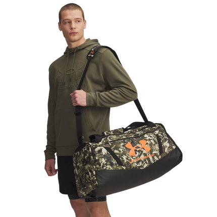 Under Armour Unisex-Adult Undeniable 5.0 Duffle, (308) Expedition Green/Black/Orange Base, Medium (58L), Undeniable 5.0 Duffle