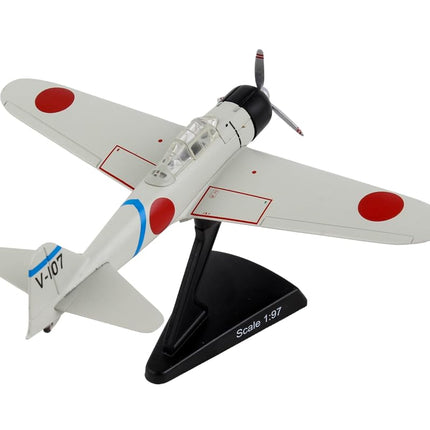 Daron Postage Stamp A6M2 Zero 1/97 V-107 WH