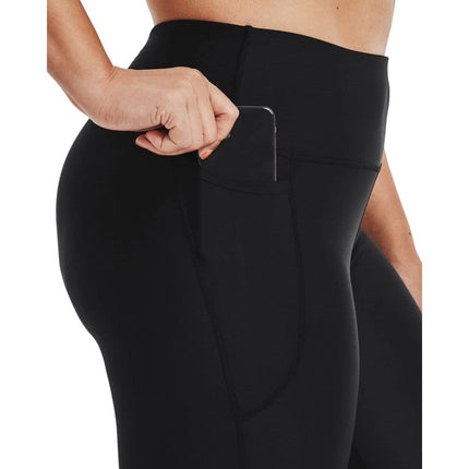 Legging de sport Under Armour HeatGear High Ankle pour femme, taille haute antidérapante, noir (001)/blanc, 1X