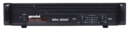 Gemini Sound XGA-3000 Class AB 2X 200W Professional-Grade DJ Amplifier - Multizone Power Amplifiers for Live Sound, Rack Mount Design, Ideal for Karaoke & Mobile Rigs