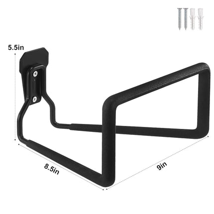 Sageme Metal Hose Reel,Hose Holder Hose Hanger Heavy Duty Hose Holders Wall Mount, Hook for Garden Hose/Expandable Hose/Water Hose/Pocket Hose/Flexable Hose(Hose Holder 150 Ft)