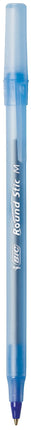 BIC Round Stic Xtra Life Ballpoint Pen, Medium Point (1.0mm), Blue, Flexible Round Barrel For Writing Comfort, 36-Count (Pack of 48, 1728 Count Total)