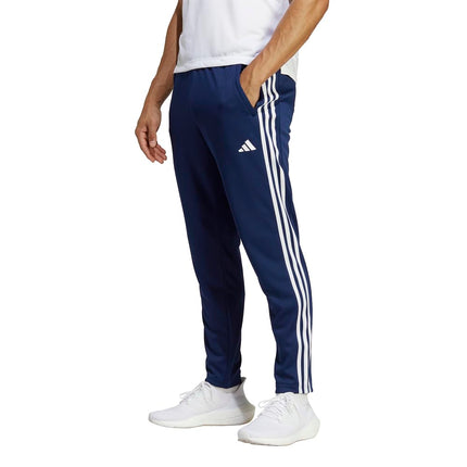 Adidas Men's Train Essentials 3-Stripes Pants, Dark Blue/White, X-Small