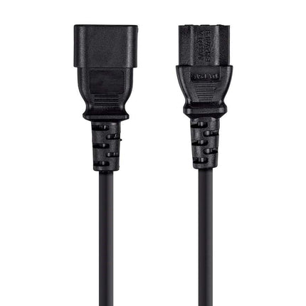 Monoprice 10ft 14AWG Power Extension Cord W/ 3 Conductor PC/Mon, 15A (IEC-320-C14 to IEC-320-C13)