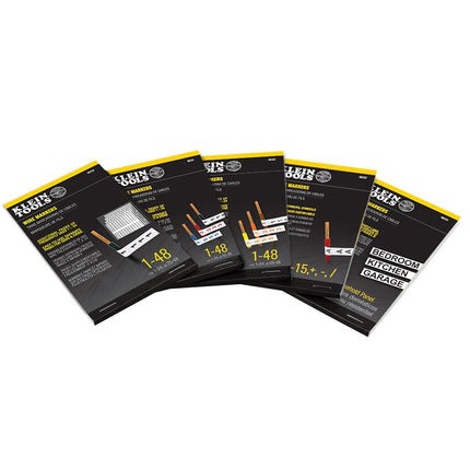 KLEIN TOOLS 56254 Libro de marcadores de cables-Panel eléctrico doméstico