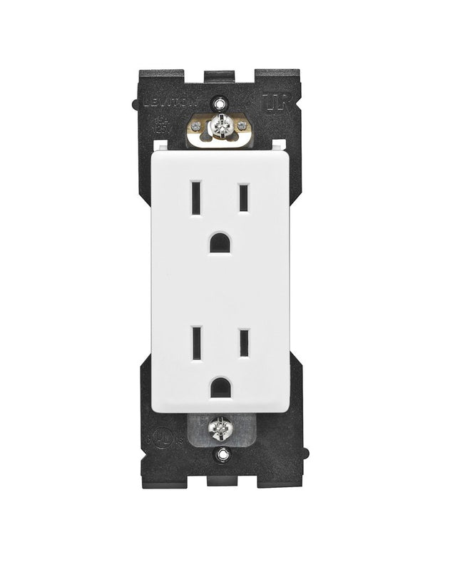 Leviton Renu Tamper-Resistant Outlet RER15-WW, 15A