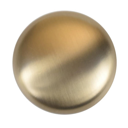 Khtumeware - Zinc Alloy Champagne Bronze 1-1/4" Cabinet Knobs - Single Hole Kitchen Drawer Handle for Bedroom