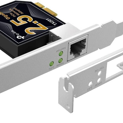 TP-Link 2.5GB PCIe Network Card (TX201) – PCIe to 2.5 Gigabit Ethernet Network Adapter, Supports Windows 11/10/8.1/8/7, Win Server 2022/2019/2016, Linux