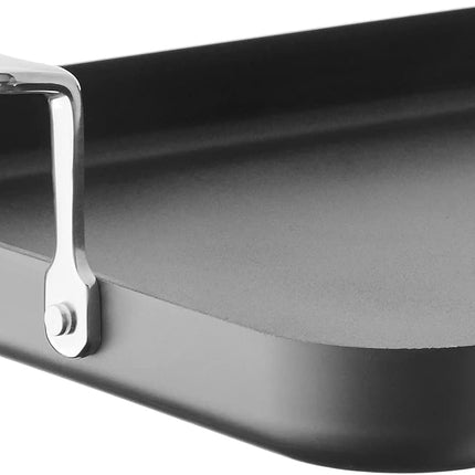 CUISINART 655-35 Chef's Classic Nonstick Hard-Anodized 13-Inch by 20-Inch Double Burner Griddle, Charcoal