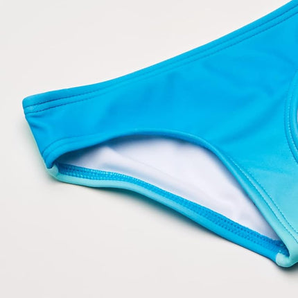 Kanu Surf - Traje de baño de 2 piezas para niña, modelo Karlie Flounce Bikini Beach Sport, color Janie Blue, talla 12