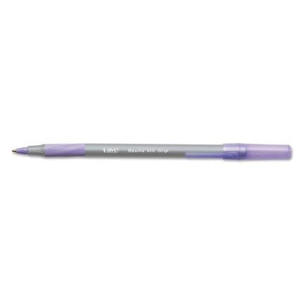 BIC Round Stic Grip Xtra Comfort Ballpoint Pen, Me