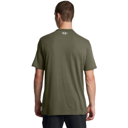 Under Armour Men's Project Rock Red One North Pole Training Club Short Sleeve T Shirtdisc, (390) Marine Od Green / / White, XL Tall