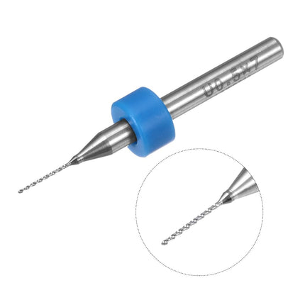 uxcell PCB Drill Bits 0.5mm Tungsten Carbide Rotary Tool Jewelry CNC Engraving Print Circuit Board Micro Drill Bits 1/8 Inch Shank 40 Pcs