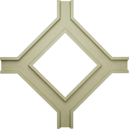 Ekena Millwork CC05IDI02X36X36TR Coffered Ceiling, Factory Primed White