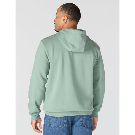 Carhartt Men's Loose Fit Midweight Logo Sleeve Graphic Sweatshirt, Green Slate, 4XL