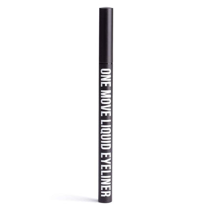 INGLOT One Move Liquid Eyeliner | Black Gel Liner | Liquid Form | Waterproof | Quick-Drying | Smudge Proof | High Pigmentation | Vegan