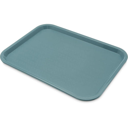 Carlisle FoodService Products Cafe Plastic Fast Food Tray, 12" x 16", Slate, (Pack of 24)