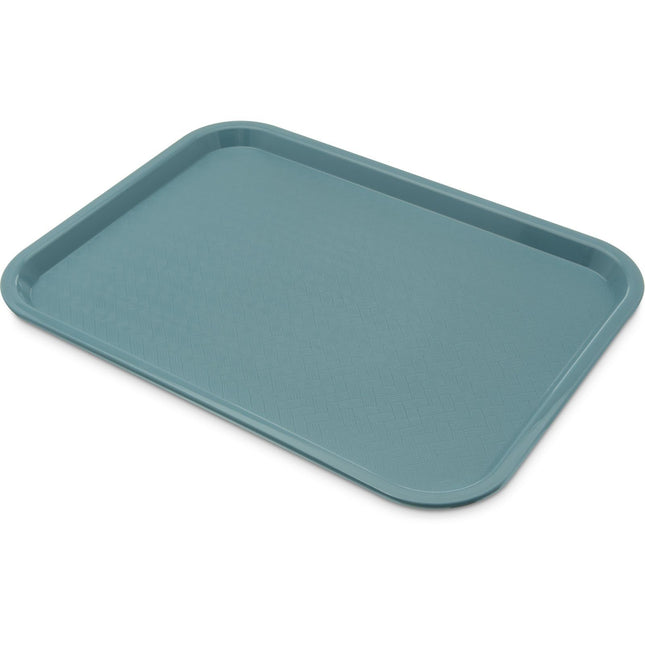 Plateau de restauration rapide en plastique Carlisle FoodService Products Cafe, 30,5 x 40,6 cm, Ardoise (Paquet de 24)