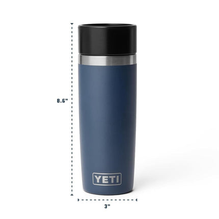 YETI Rambler 16 oz Travel Bottle, Stainless Steel, Vacuum Insulated with Leakproof Commuter Cap, Rescue Red