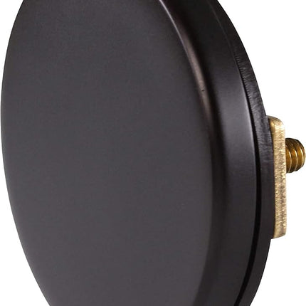 Westbrass 493244H-12-12 12" & 4" Bath Waste & Overflow Assembly with Tip-Toe Drain Plug and Illusionary Faceplate-SCH. 40 PVC Pipe, Oil Rubbed Bronze