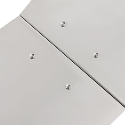 ALMULOO Roof Sunvisor Compatible with Mack CH, CX, Granite, Vision, Without Roof Fairing, Drop Sun Visor 304 Stainless Steel Silvery