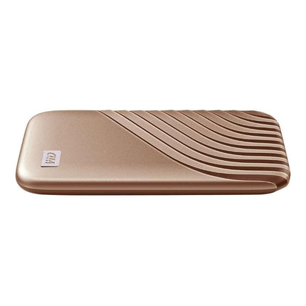 WD My Passport SSD, 1TB Portable External SSD, read speeds up to 1050 MB/s, write speeds up to 1000MB/s, Portable SSD, Works with PC, Xbox and Playstation, Gold