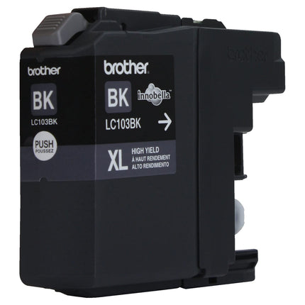 BROTHER LC103BK Black Ink Cartridges (Black, MFC-J4510DW, Inkjet, Black, High Yield (XL), ISO/IEC 24734)