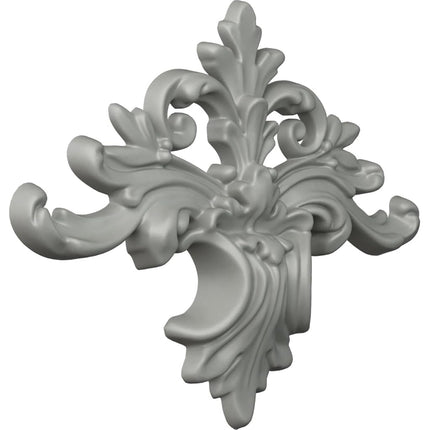 Ekena ONL10X07X01AM 9 1/2" W x 7 1/4" H x 1" P Amelia Onlay, Primed, Inquiries-by email