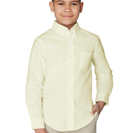 French Toast Boys' Long Sleeve Oxford Shirt (Stand