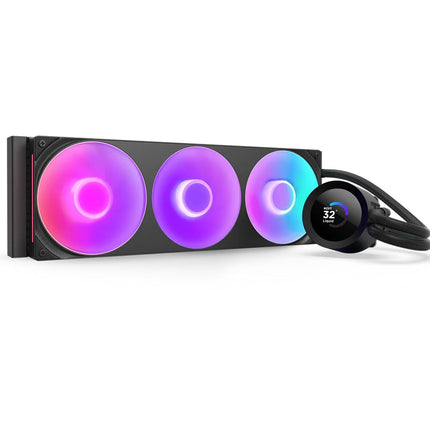 NZXT Kraken Plus 360 RGB - 360mm AIO CPU Cooler, LCD - Black