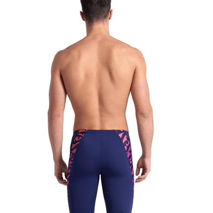 ARENA Performance Men's Surfs Up Swim Jammer MaxLife Knee-Length Swimsuit Pool Training Bathing Suit Competitive Swimmers